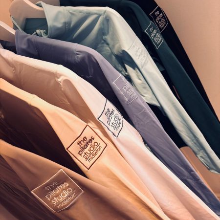 9034 - The Pilates Studio zip up top - Taupe